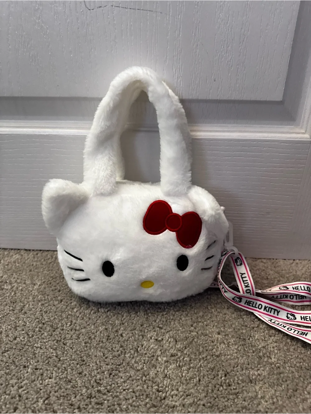 Hello Kitty Adjustable Crossbody Top Handle Purse